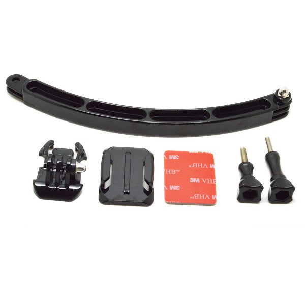 Phụ kiện camera hành trình - Combo nối dài gắn nón full face và nón 3/4 (Đen) | BigBuy360 - bigbuy360.vn