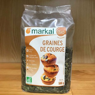 Nhân hạt bí ngô hữu cơ markal 500g