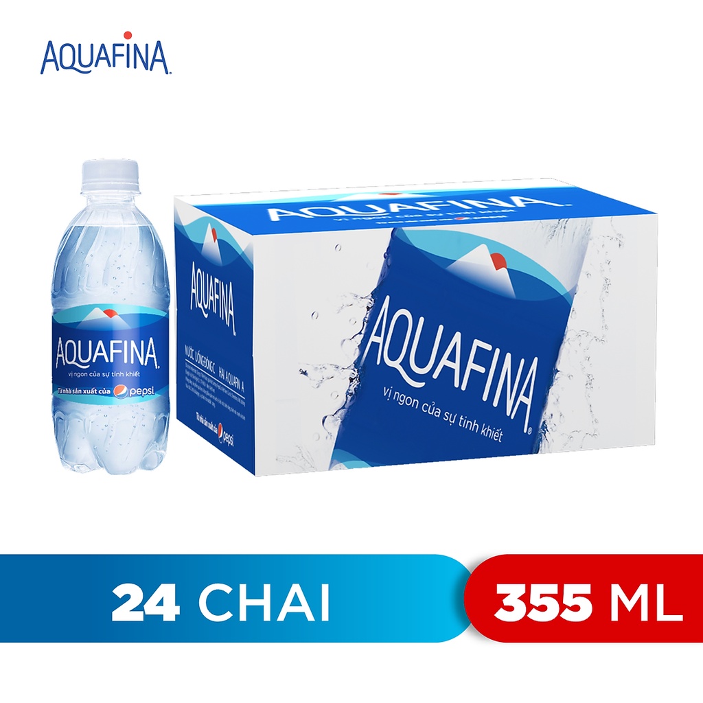 Thùng 24 Chai Nước tinh khiết Aquafina