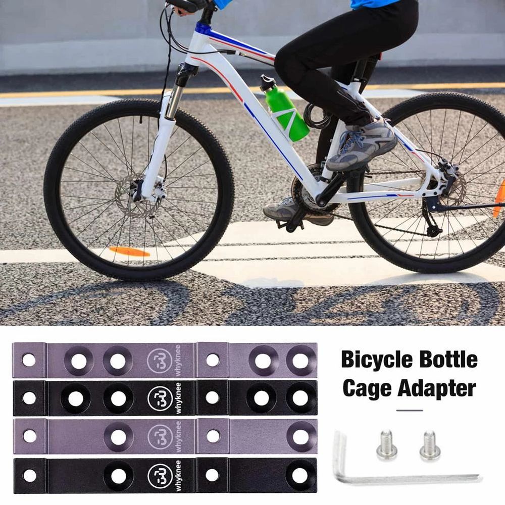 Giá đỡ bình nước bằng hợp kim nhôm kèm ốc vít điều chỉnh vị trí cho xe đạp