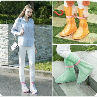 Ủng bọc giày đi mưa cổ cao CÓ ĐẾ CHỐNG TRƠN TRƯỢT loại cao cấp dùng cho cả nam và nữ - DMA store