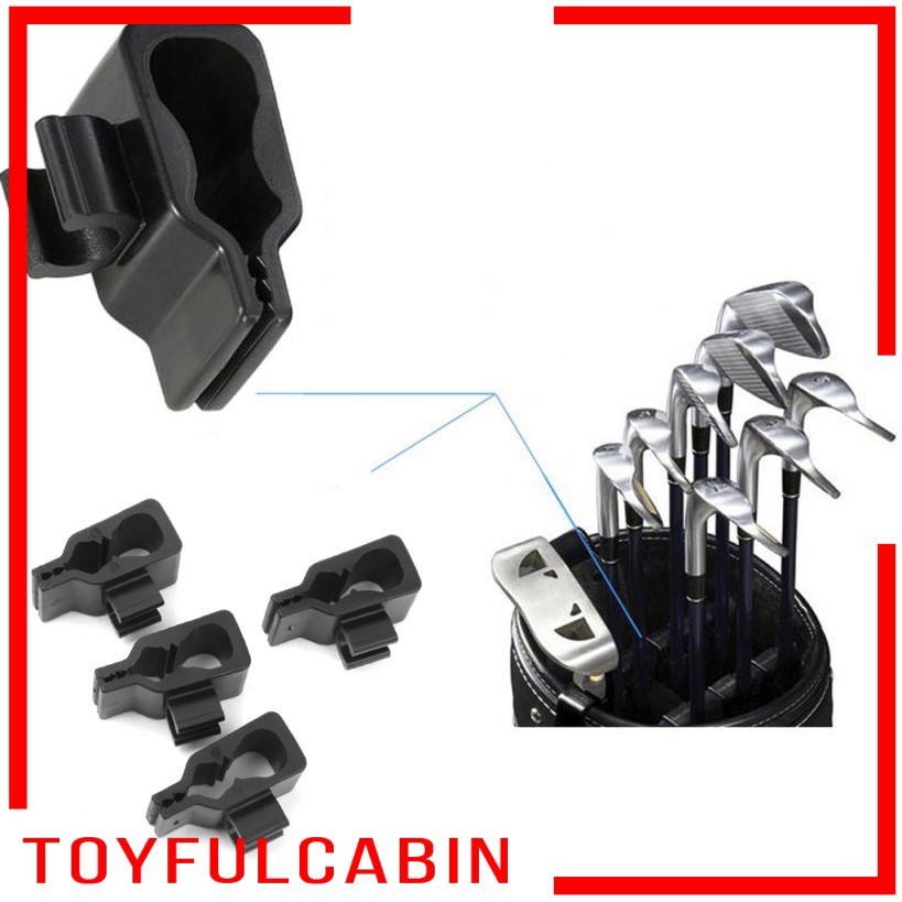 Bộ 14 Kẹp Giữ Gậy Đánh Golf Bằng Sắt Màu Đen Tiện Dụng