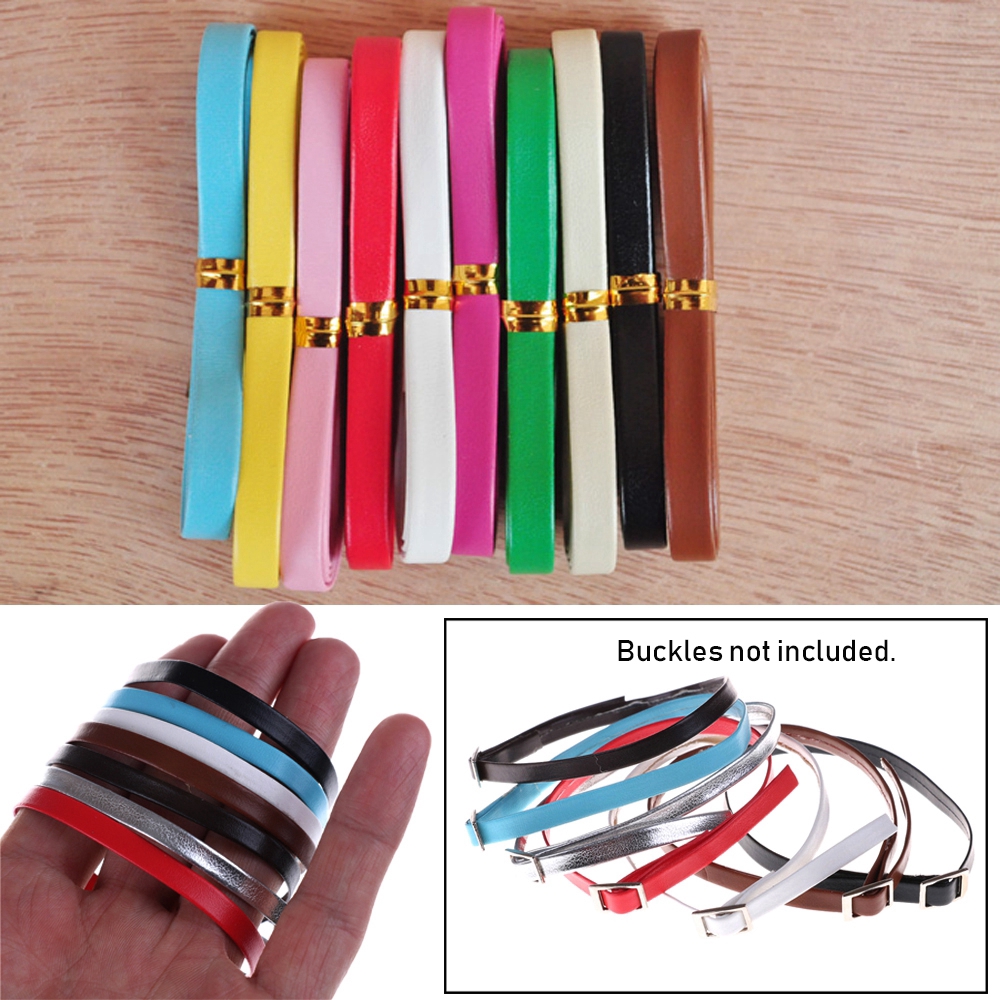 BSUNS 10 colors Super Mini Length 50cm DIY Width 3/5mm Handmade Belt Material