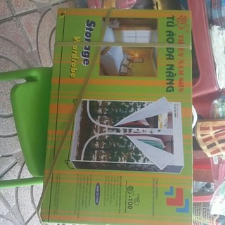 Tủ vải treo đựng quần áo Thiên Nam Sơn khung sắt 2 buồng