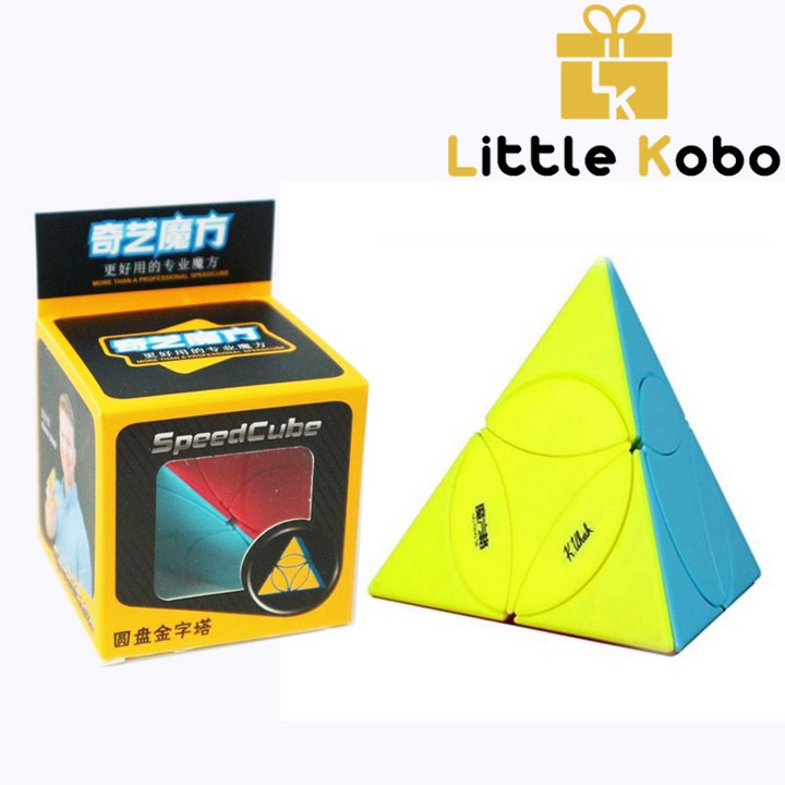 Rubik Biến Thể QiYi Ancient Coin Pyraminx Stickerless Rubic Tam Giác Biến Thể