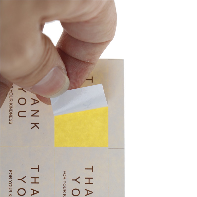 Bộ 10 Tờ 80 / 10 Miếng Dán Chữ Thank You Dùng Làm Quà Tặng