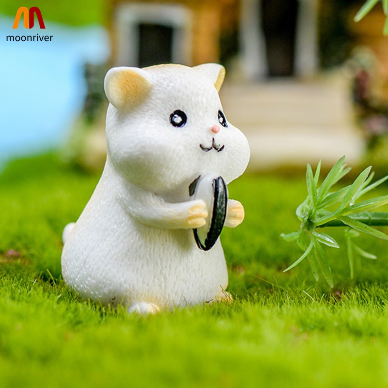 Mô Hình Chuột Hamster Mini Dễ Thương Dùng Trang Trí Tiểu Cảnh