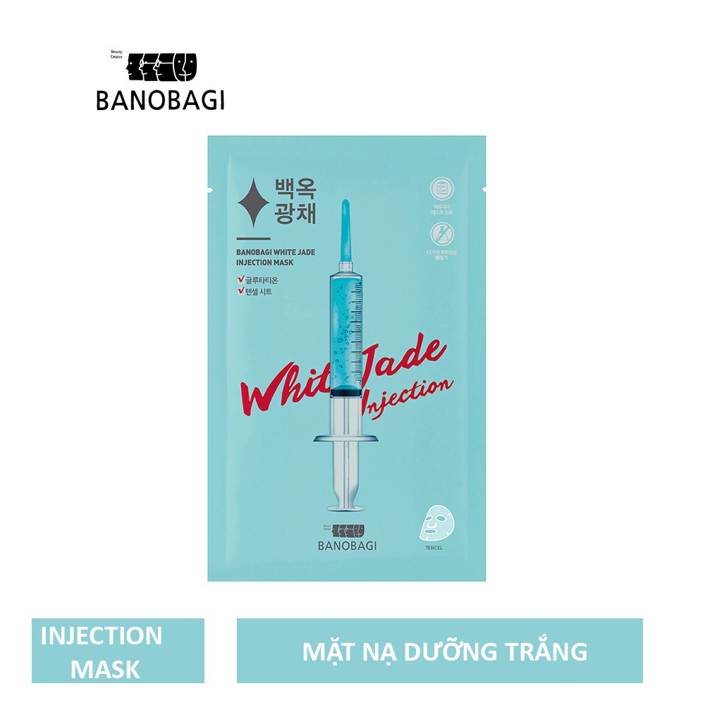 Mặt Nạ Dưỡng Trắng Banobagi White Jade Injection 30ml