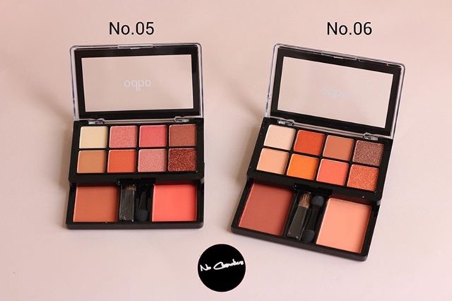 Bảng Phấn Mắt Kèm Má Hồng 2 tầng ODBO Eyeshadow and Blush