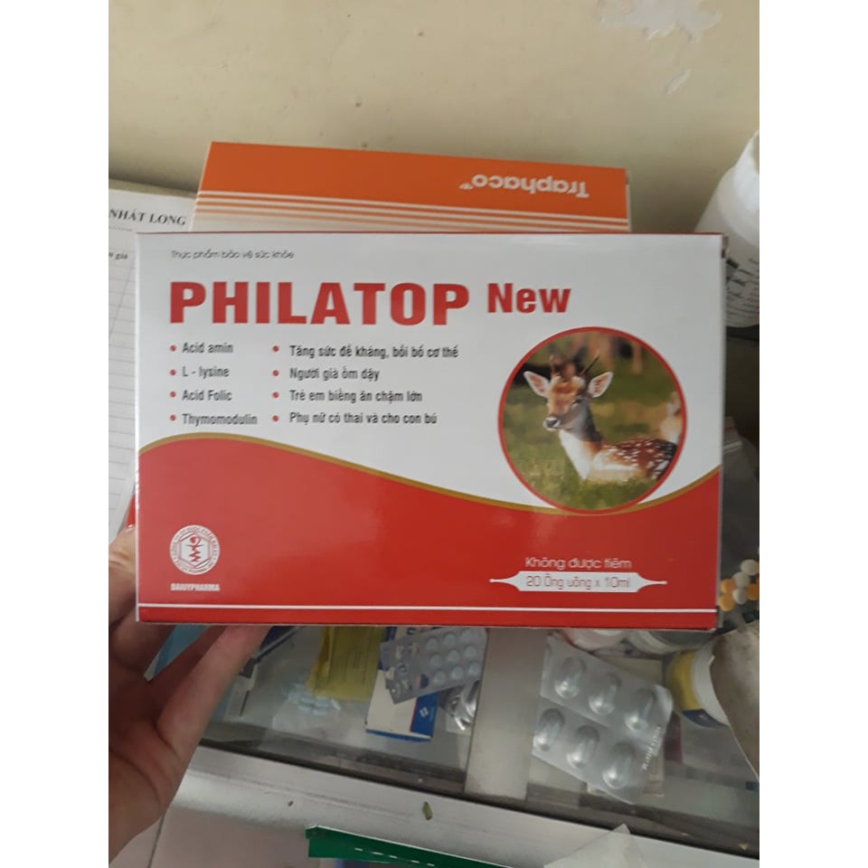 Philatop New cho trẻ biếng ăn (hộp 20 ống thuy tinh )