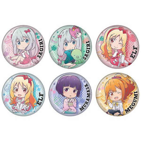 Huy hiệu cài áo IN HÌNH Eromanga Sensei Tác giả đào hoa chibi dễ thương tiện lợi m1