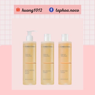 Sữa rửa mặt và toner Forever Young Moisturizing Facial Wash, Purifying Toner, Balancing toner
