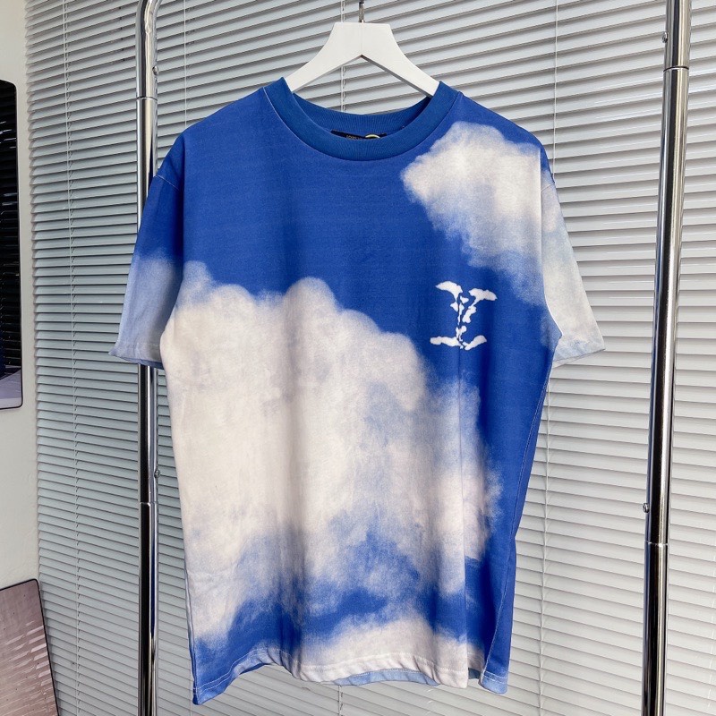 Áo Tee Luon Vuituoi Cloud Print T-Shirt, Áo thun LV