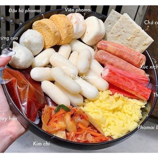Sét lẩu tokboki phomai (túi 500gr) chỉ ship hà nội