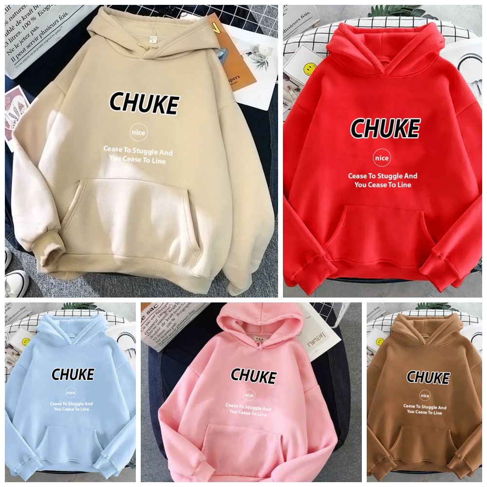 Áo khoác Hoodie form rộng sweater nỉ Ulzzang CHUKE Hot trend Thời Trang Thu Đông siêu đẹp tranthuy_shop1