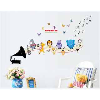 Decal Nốt nhạc ngộ nghĩnh