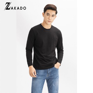 Áo thun nam dài tay trơn ZAKADO 2019 (8 màu)
