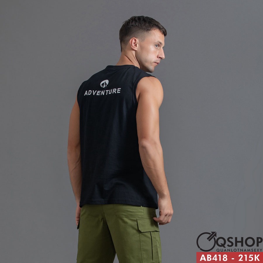 Áo thun ba lỗ thun cotton QSHOP AB418