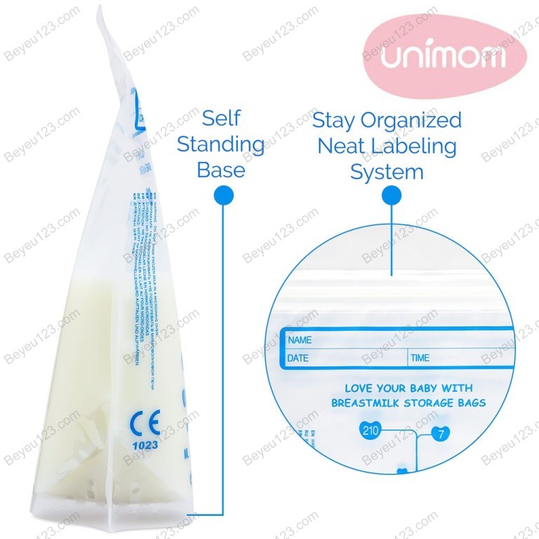 Túi trữ sữa Mẹ 210ml UNIMOM Compact /Hộp 60 túi / 30 / tách lẻ UM870268 , UM870251