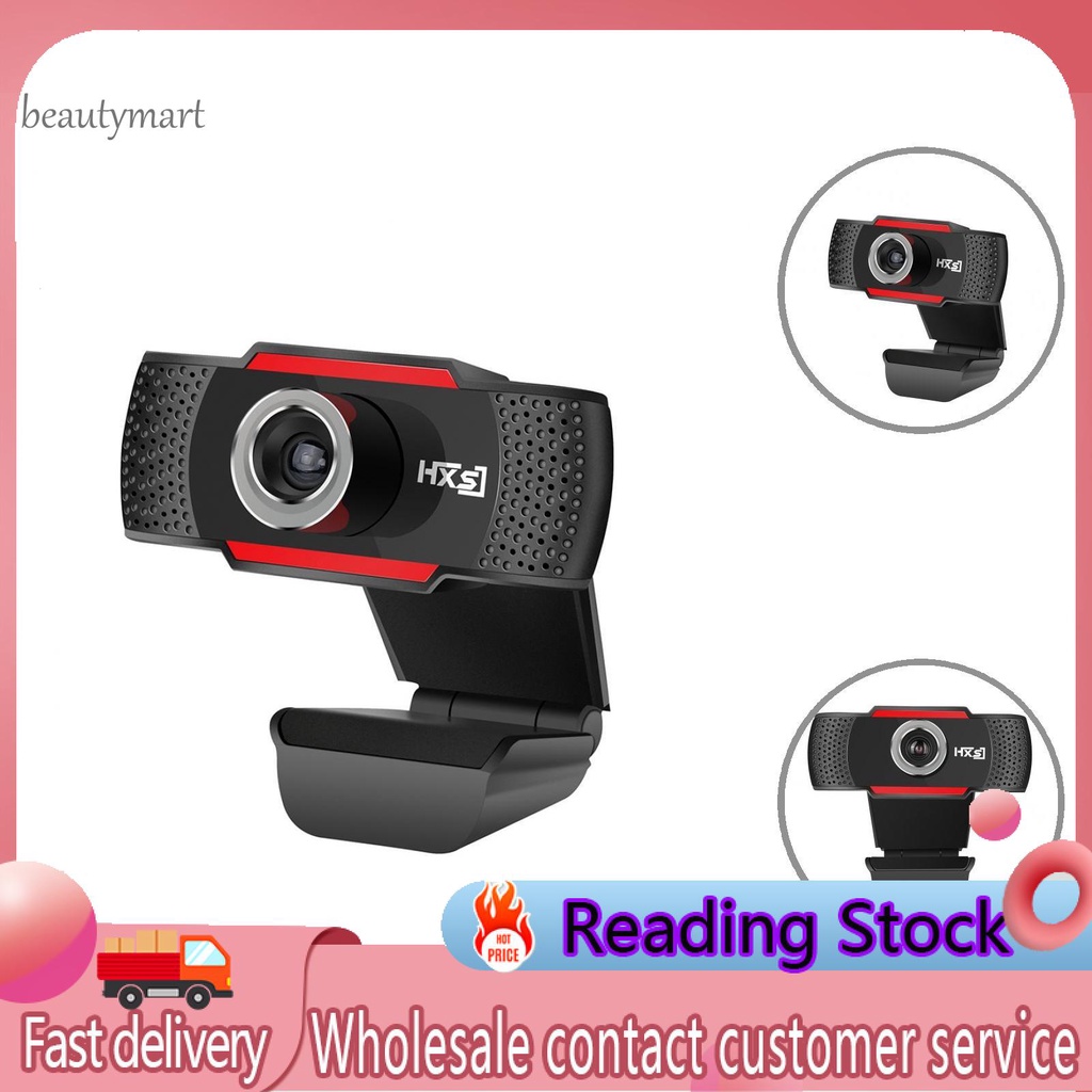 Webcam 720p Độ Phân Giải Cao Chống Ồn Có Kẹp Xoay Được Tiện Dụng Cho Pc