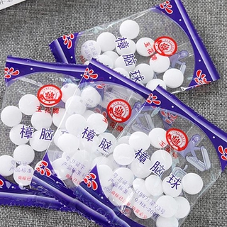 Gói 20 viên long não màu trắng tiện dụng để khử mùi