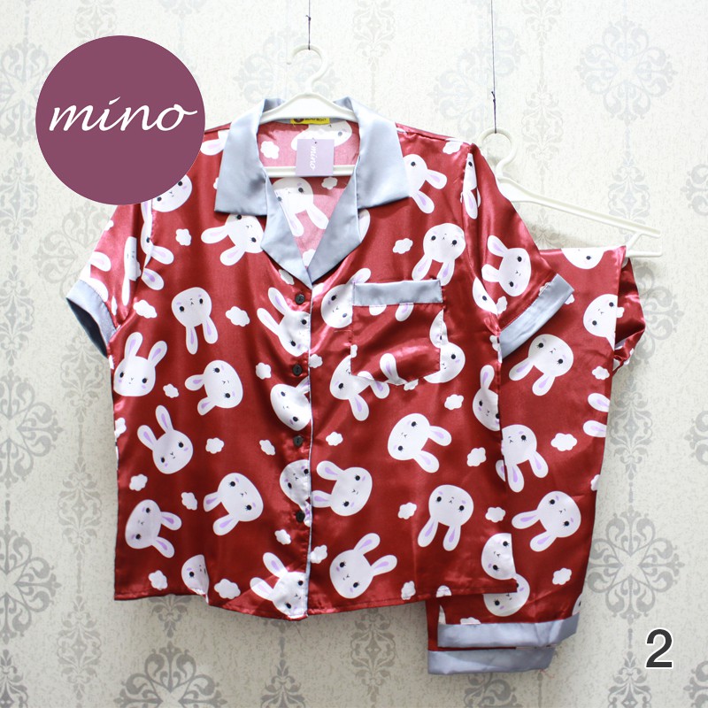 Đồ Mặc Nhà, Pijama, Đồ Ngủ, Đồ Bộ Dài Phi Hình Phối Họa Tiết Freesize