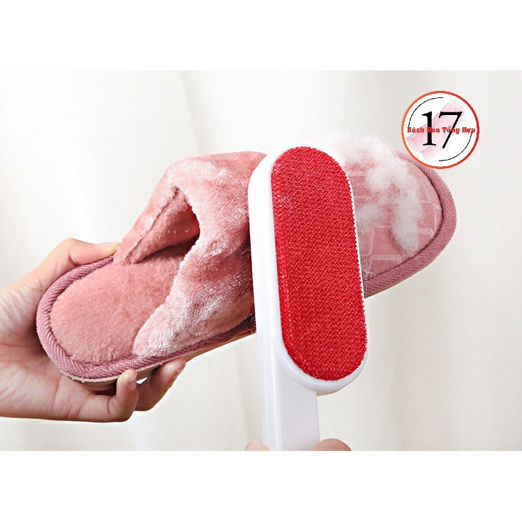 Bàn chải tĩnh điện tẩy lông chó, mèo, xơ vải cho quần áo, sofa, chăn...