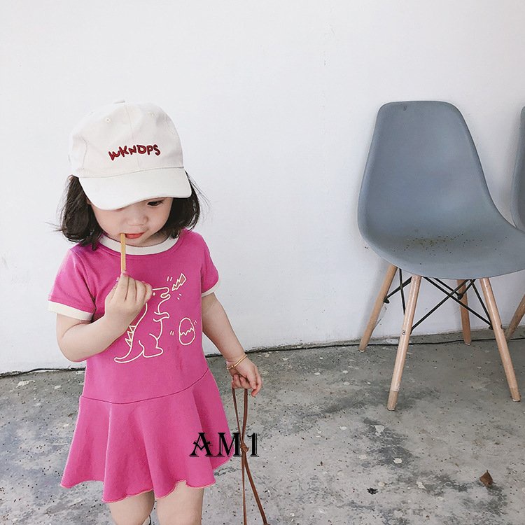 (8-18kg) Váy bé gái AM944 - đầm bé gái in hình cho bé TTR337