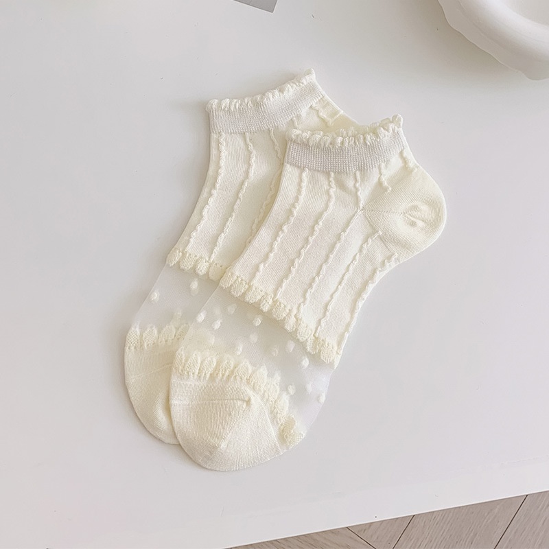 Đôi Vớ Thuyền Thoáng Khí Thấm Hút Mồ Hôi Phong Cách Nhật Bản Cho Nữ