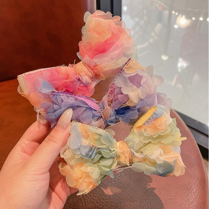 Set 2 Kẹp Tóc Nơ Thời Trang Hàn Quốc Cho Bé Gái