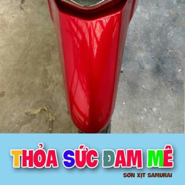 SƠN SAMURAI MÀU ĐỎ CANDY H138 MÀU HONDA