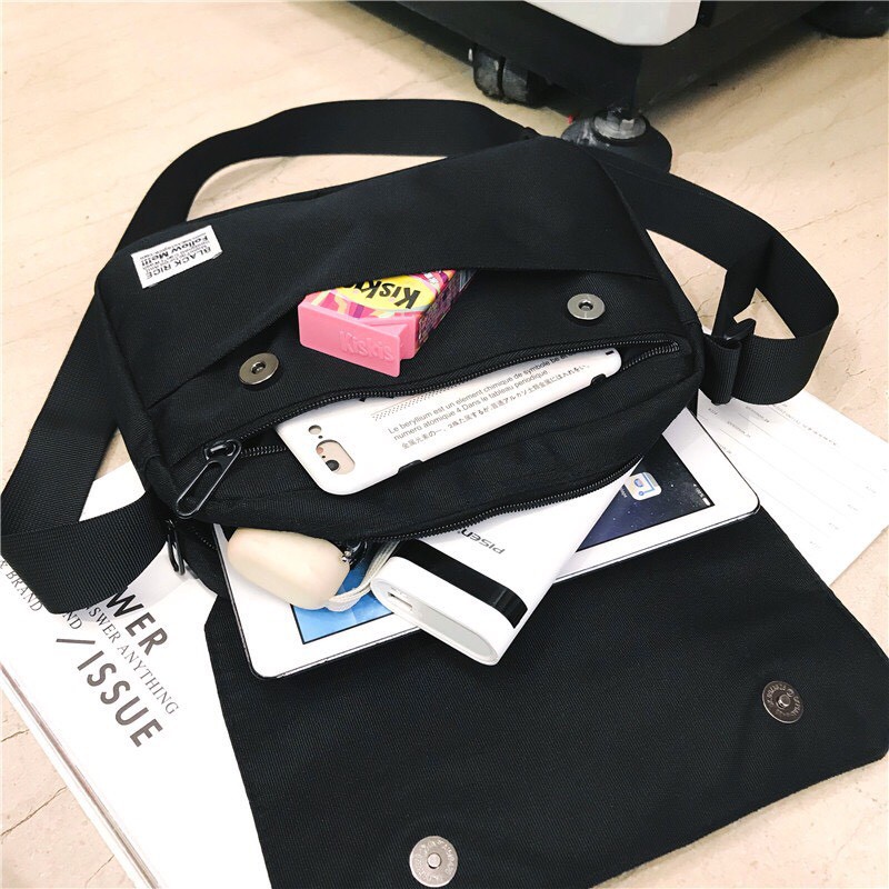 Túi đeo chéo nam nữ vải canvas chống nước phong cách unisex ulzzang Hàn Quốc T01 - Cosa | BigBuy360 - bigbuy360.vn