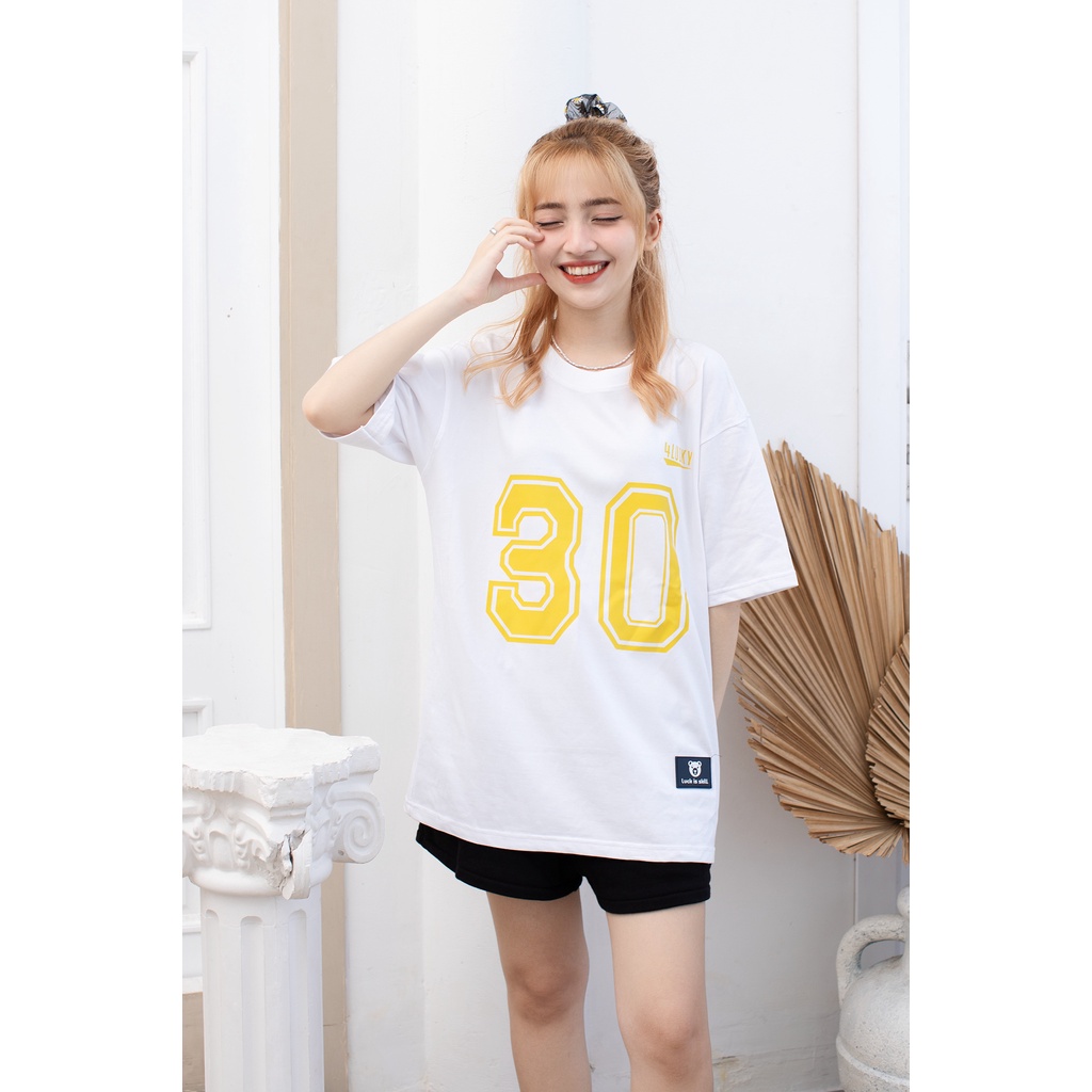 Áo form rộng Unisex 4lucky 6019 , Chất cotton 100%, 2 chiều dày, mềm