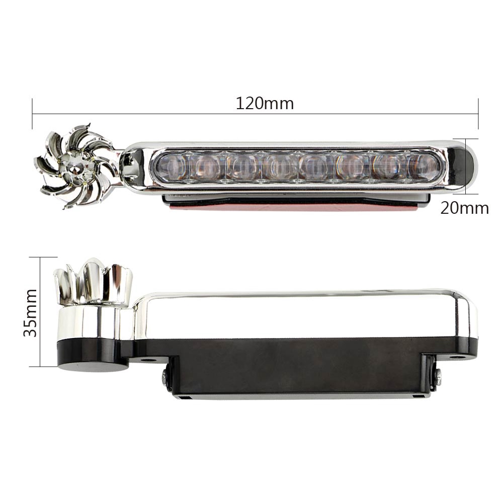 1 cặp DẪN ĐẾN  Xe gió đèn chạy ban ngày Có quạt quay Không cần nguồn điện bên ngoài Đèn xe