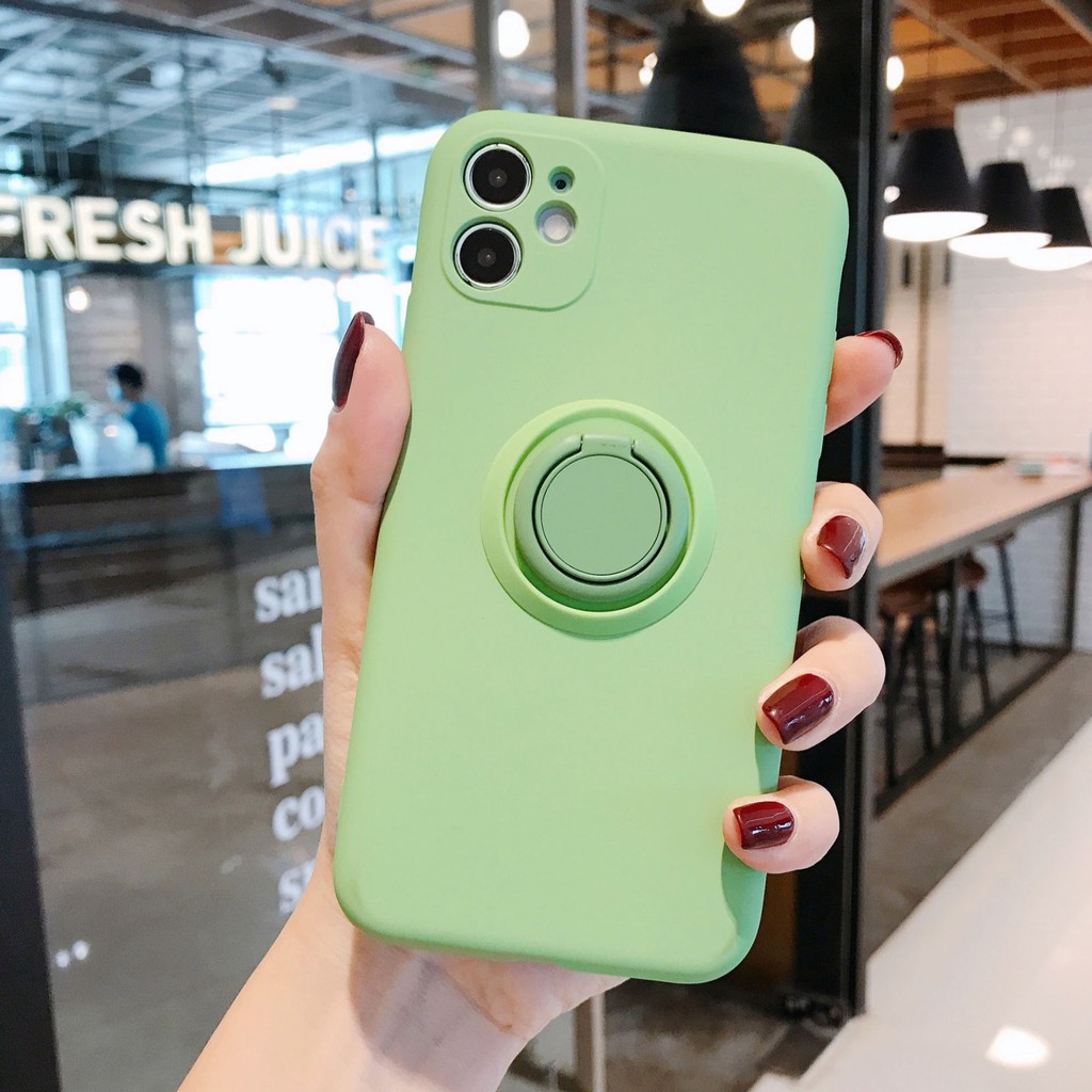 Ốp Lưng Silicon Dẻo Kèm Ring Có Lót Nỉ iP 6 Plus/.../12 Promax - Minh An Saigon [Part 1/2]