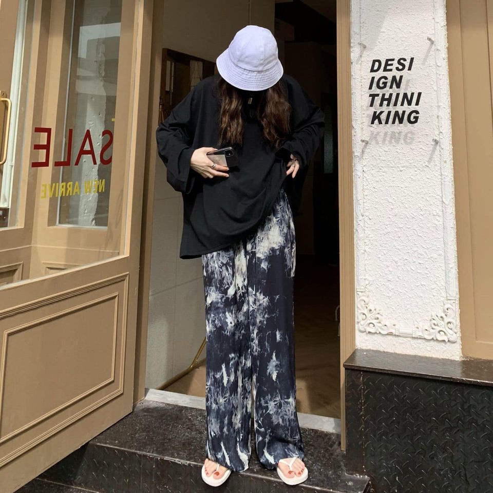 (VIDEO ẢNH THẬT) Quần jogger loang màu Jogger tiedye unisex ,quần loang mâu chất thô mềm đường may đẹp thời trang 1989