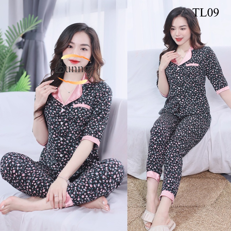 [BunnySky] Đồ bộ pizama lụa, lụa xinh cập bến