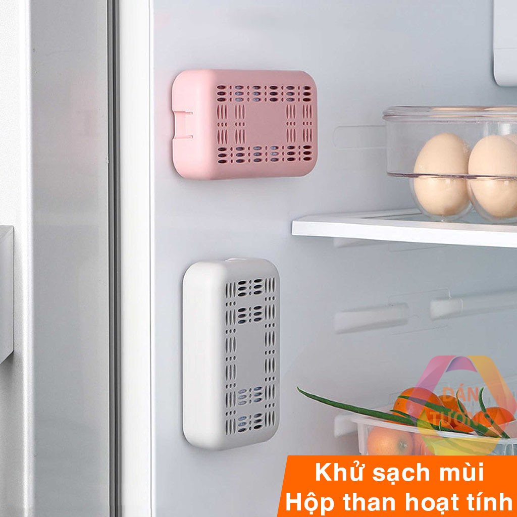 Khử mùi tủ lạnh than hoạt tính MDT, hộp than hoạt tính chất khử mùi làm thơm sạch tủ lạnh tủ giày quần áo, ô tô _HM