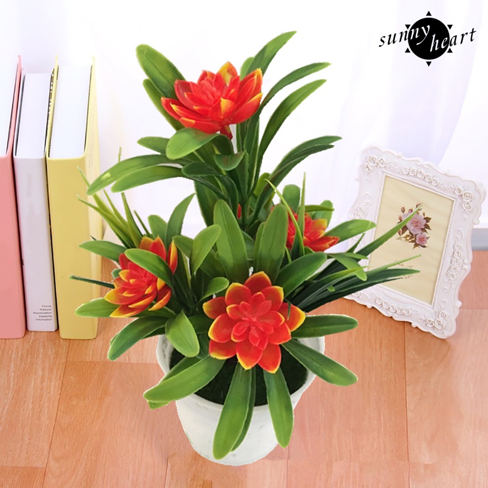 Chậu Hoa Sen Giả Trang Trí Nhà Cửa/Sân Vườn/Tiệc Cưới