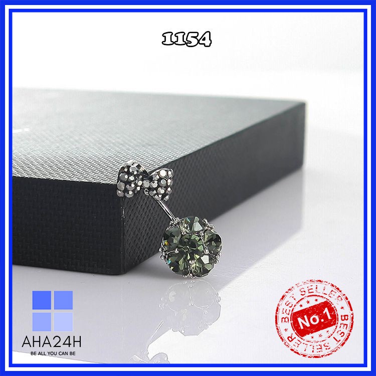 BÔNG TAI ĐÍNH ĐÁ KIỂU HÀN QUỐC SÀNH ĐIỆU AH1154