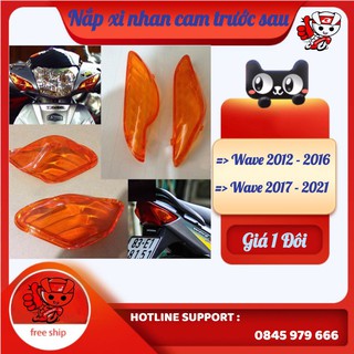 (Freeship) Nắp xi nhan cam trước sau xe Wave 2014 - 2020 ( giá 1 đôi )