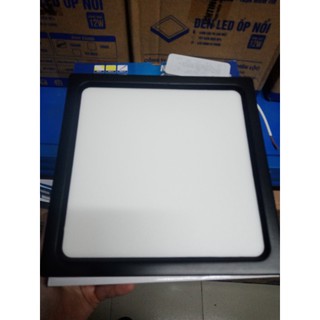 Đèn led ốp trần nổi vuông vỏ đen TLC Lighting- Ánh sáng màu trắng