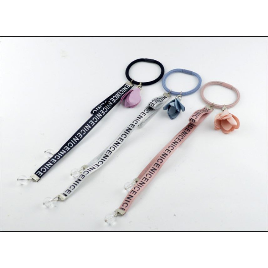 Buộc tóc hoa rơi cổ trang ruy băng dây tóc Hàn quốc cột tóc tiểu thư buộc tóc dễ thương nữ tính quà tặng xinh xắn