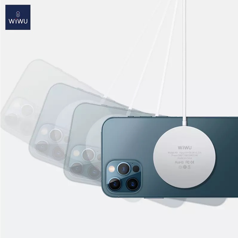Wiwu Magnetic Wireless sạc không dây cho Iphone 12 13 series