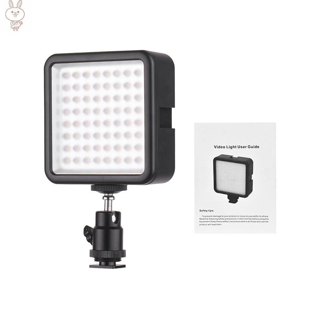 ANDOER Bảng Đèn Led Mini Wy-64 5w 5600k Cho Máy Quay Dslr