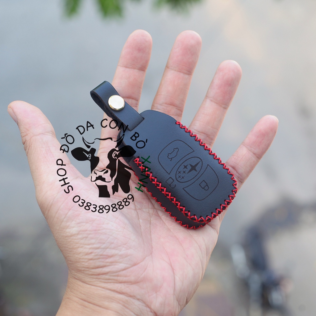 Bao Da Chìa Khoá Subaru Forester, Outback, XV, WRX, Legacy handmade da thật 001