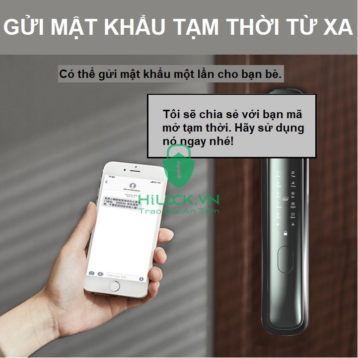 Khóa cửa vân tay điện tử tự động ProLok PL02C Luxury chuông cửa hình ảnh, vân tay 360, mở cửa từ xa qua internet