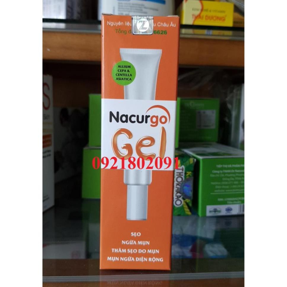 NACURGO GEL  sẹo, thâm tube 20gr / nacugo