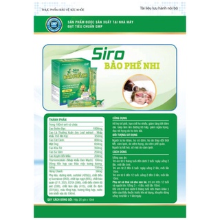 3 hộp siro ho,bổ phổi