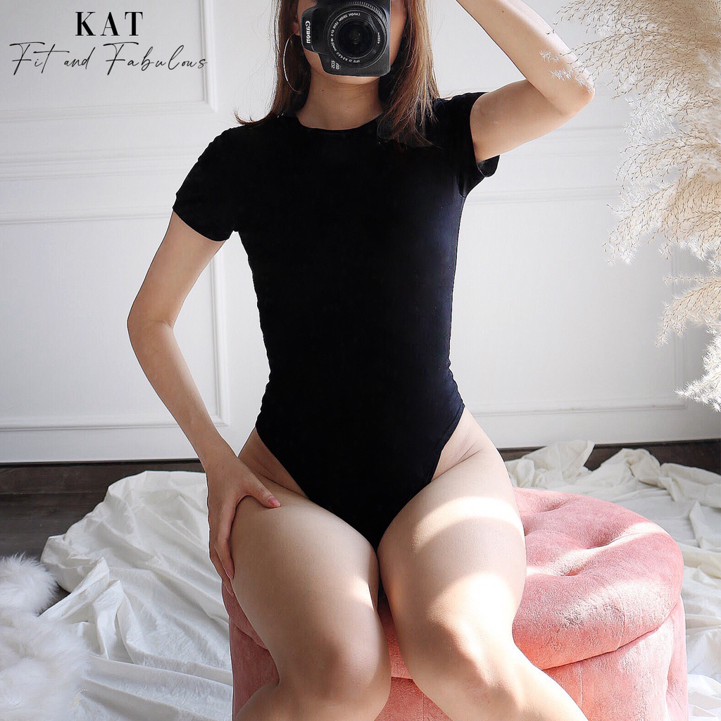 Bodysuit Tay Ngắn cổ tròn may 2 lớp cotton ko xù lông ko bai nhão hình phía sau feedback thật của khách | BigBuy360 - bigbuy360.vn